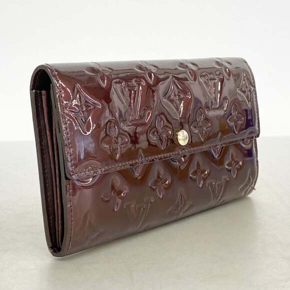 Louis Vuitton Vernis Portefeuille Sarah Long Wallet M93524 Alamante Women's - Picture 2 of 12